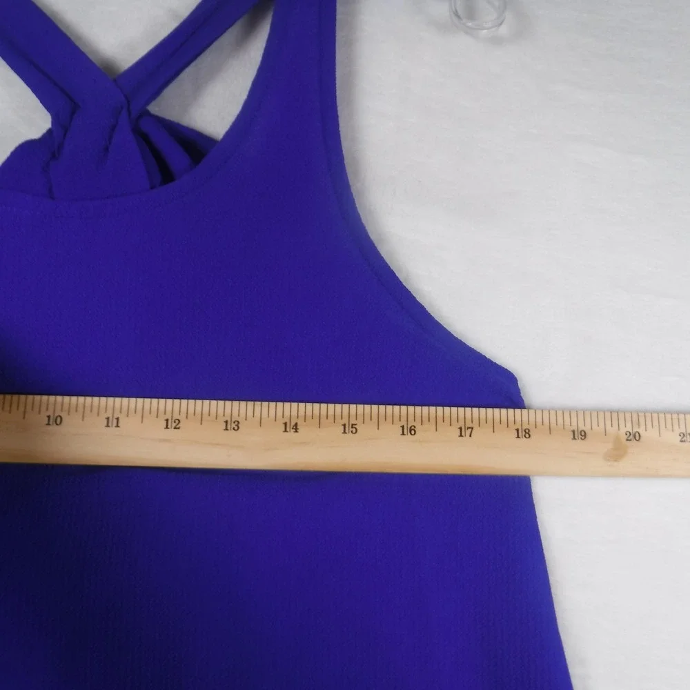 Silvergate Royal Blue Bow Back Sleeveless Blouse Top Womens‎ Medium ITA880-CRN